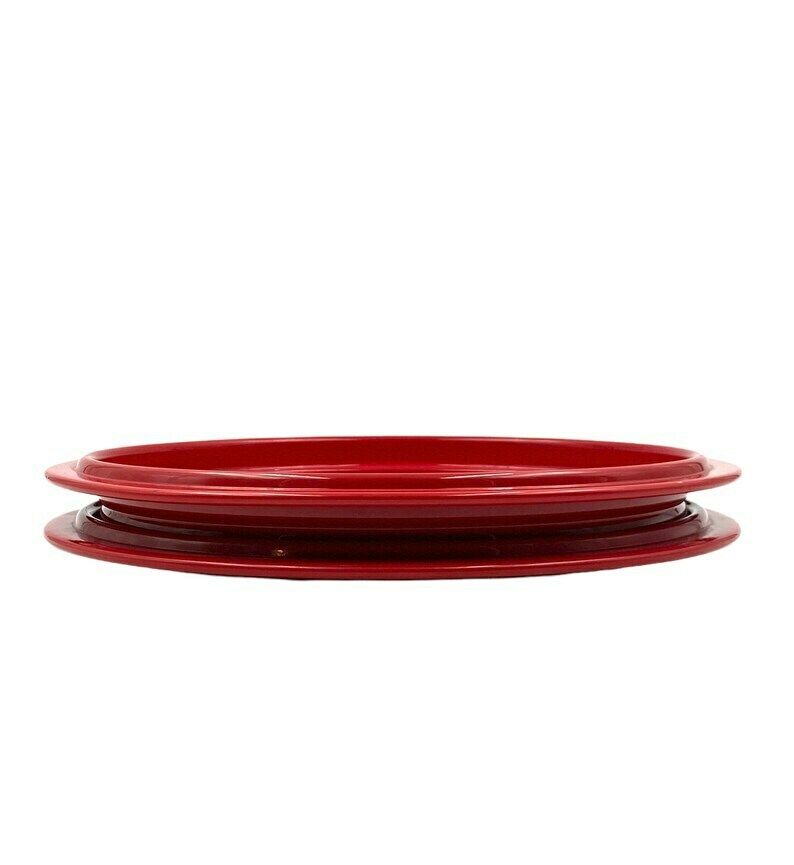 Gianfranco Frattini, Red Centerpiece / Tray, Progetti Italy, 1970s photo Home Decor
