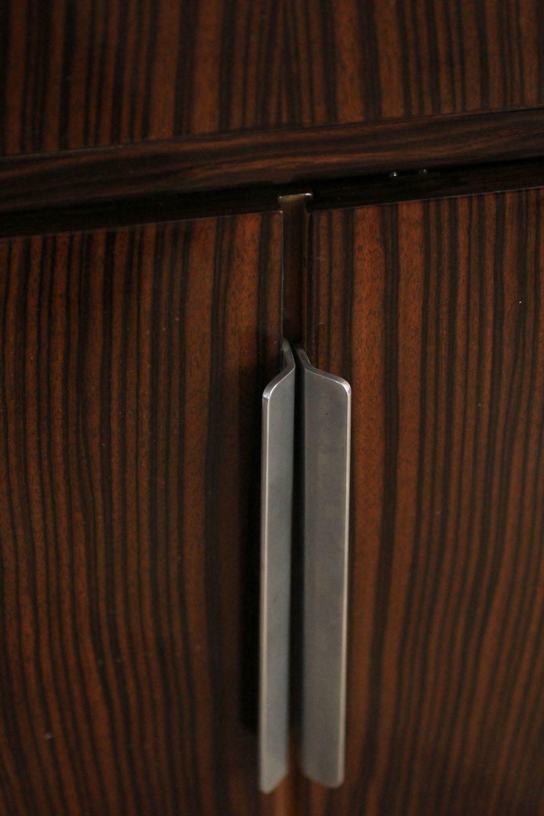 Small Art Deco Drinks Cabinet, Macassar Veneer, France, Circa 1930 photo buy