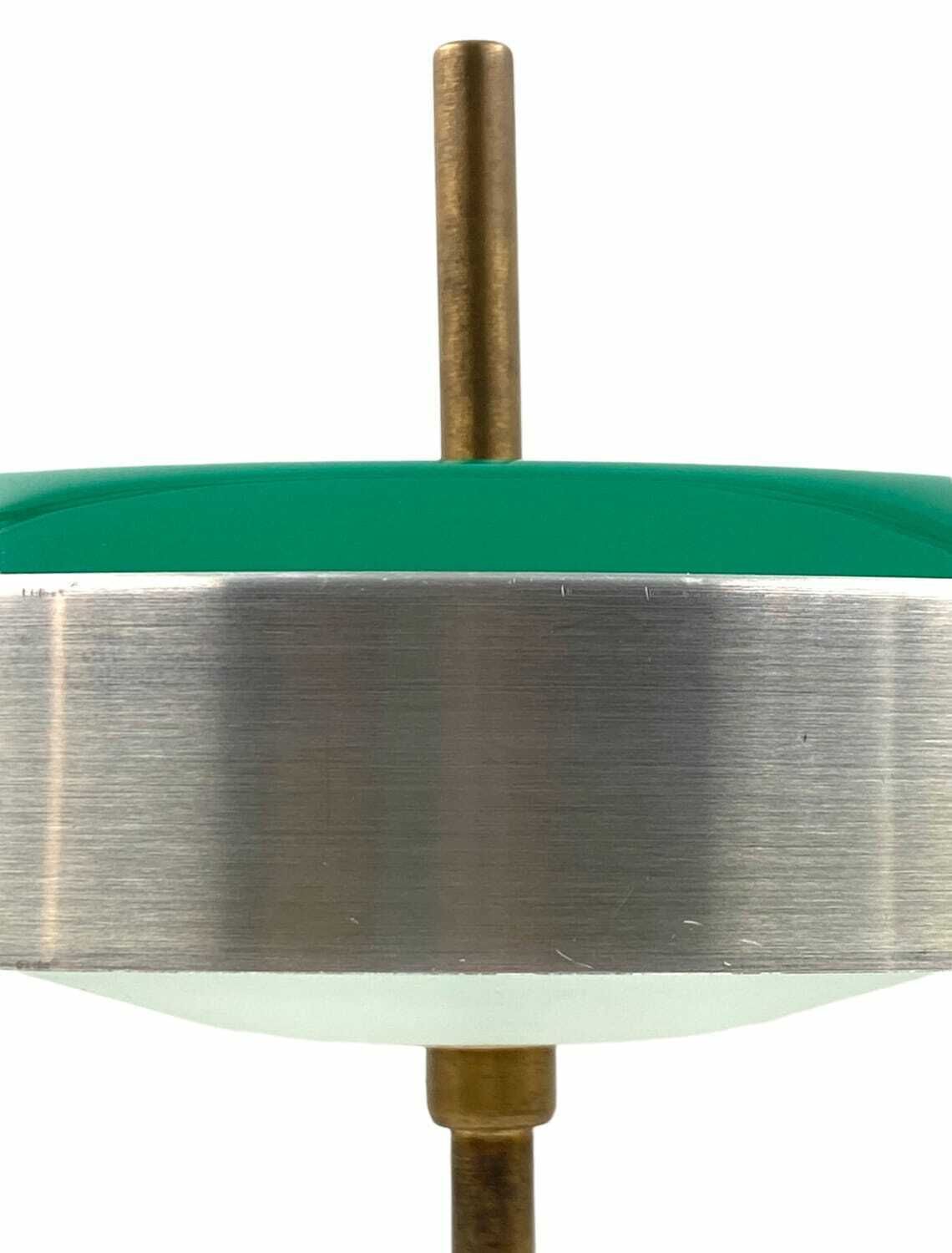 Oscar Torlasco, Important Brass And Glass Table / Desk Lamp, Prod. Lumi, 1960 Ca. photo 2001.0