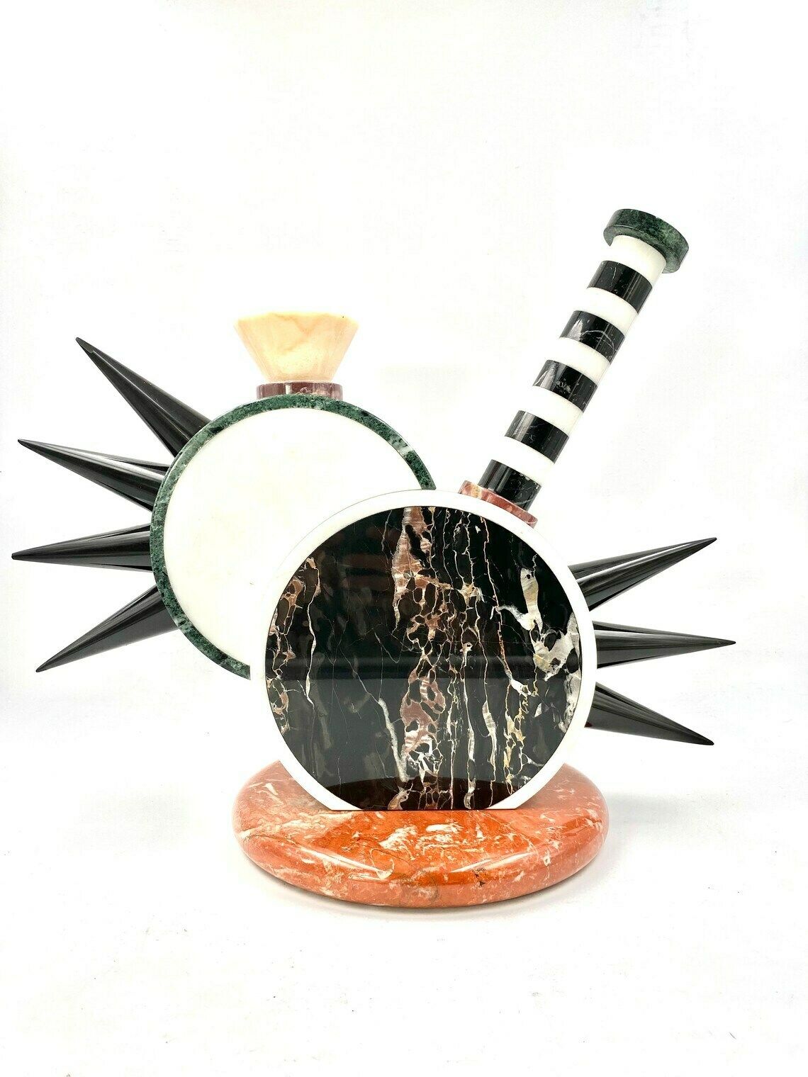 Sholapur Sculpture Vase, Michele De Lucchi, Up & Up, Carrara Italy, 1985 photo for sale