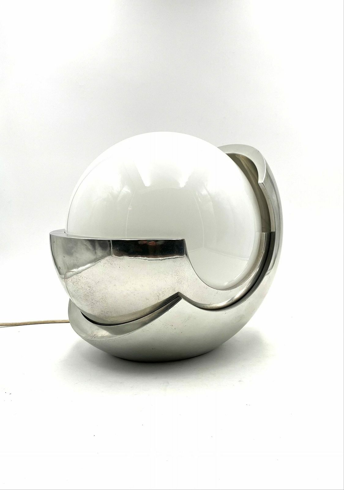 Giacomo Benevelli, 'Roto' Sculptural Table Lamp, Gaetano Missaglia 1970, Original Signature photo Lighting