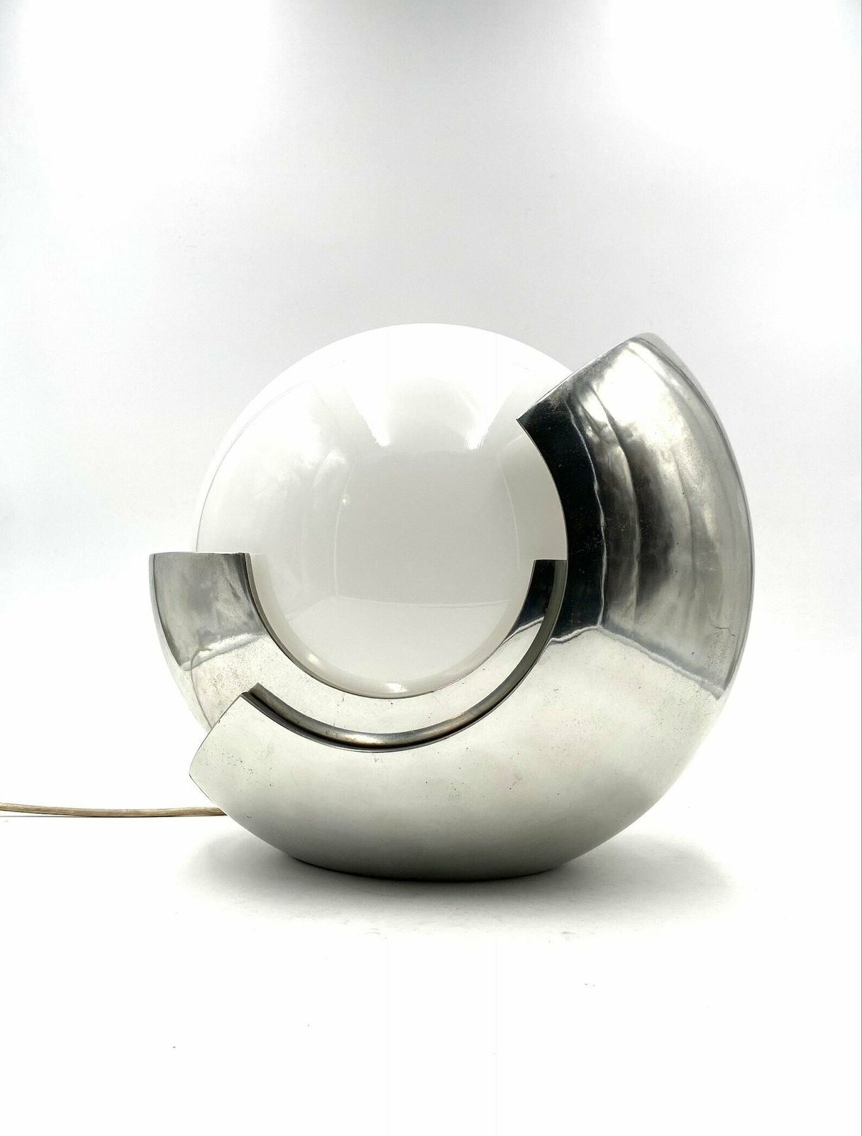 Giacomo Benevelli, 'Roto' Sculptural Table Lamp, Gaetano Missaglia 1970, Original Signature photo buy