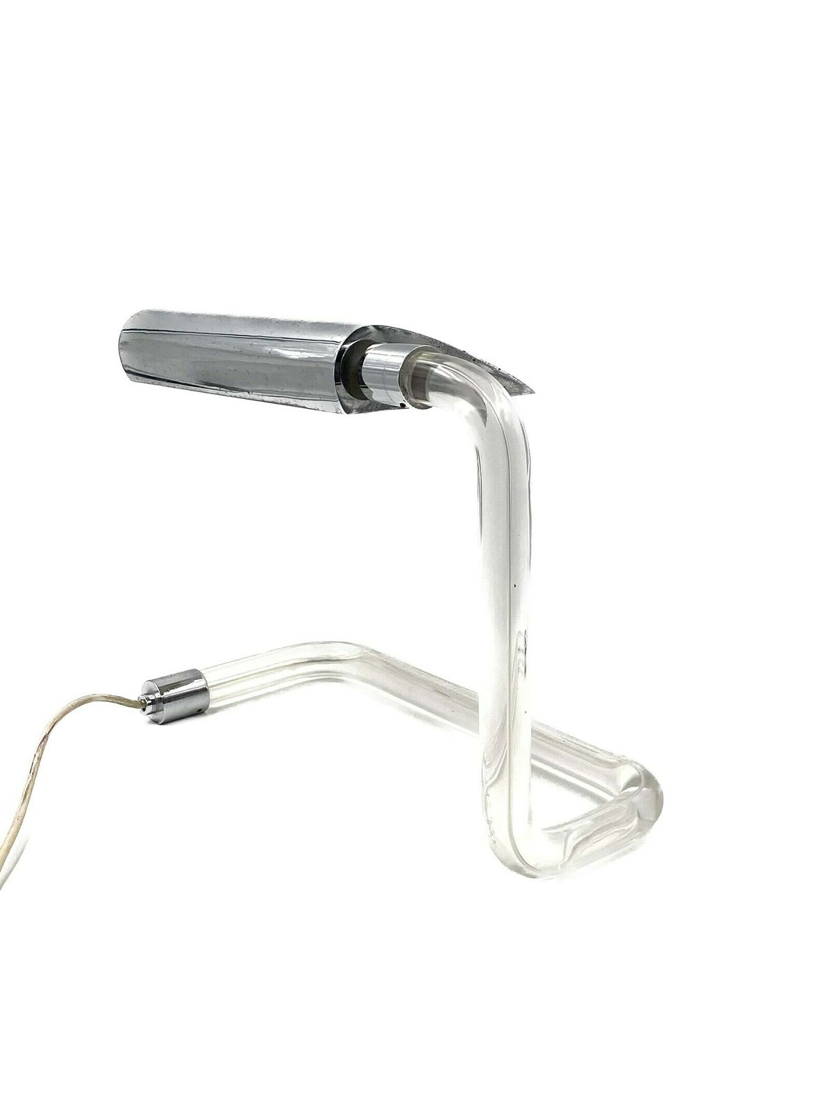 Peter Hamburger, Crylicord Modernist Crylicord Desk Lamp, Knoll International, 1960s photo vinterior