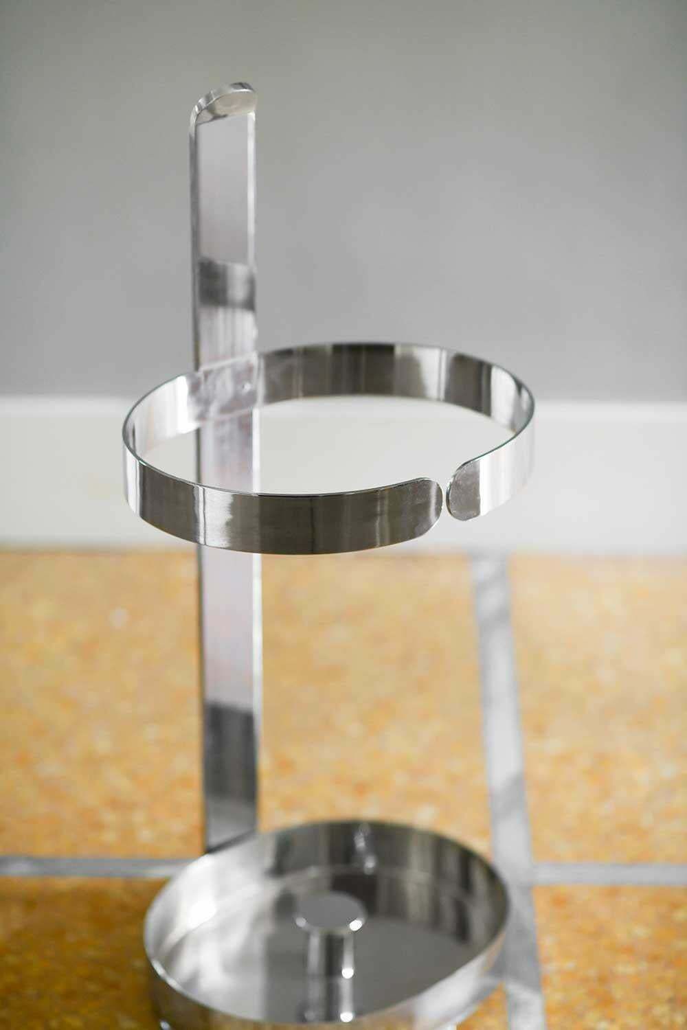 "Fasce Cromate" Umbrella Stand By Luigi Caccia Dominioni For Azucena 1980 photo vinterior