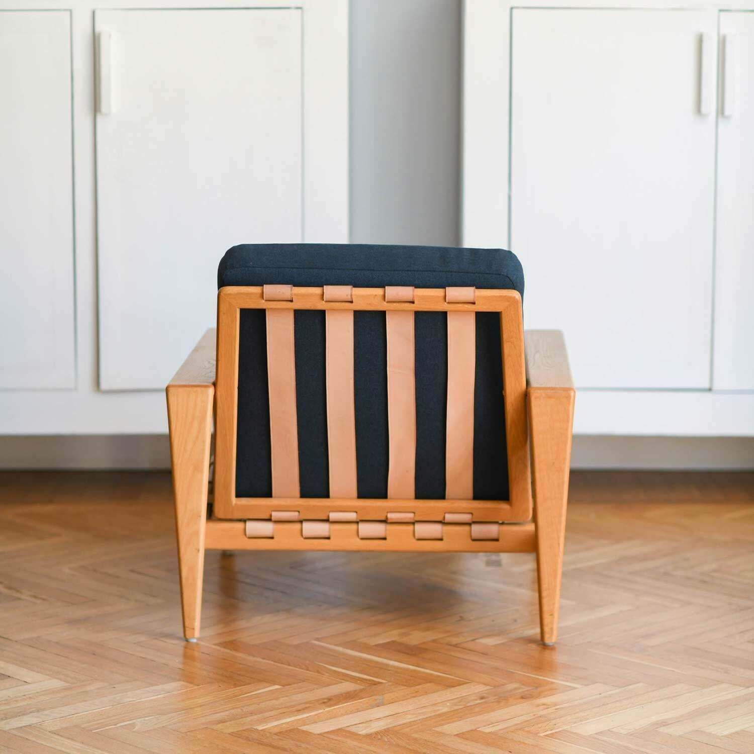 Pair Of Svante Skogh 1957 “Bodo” Armchairs In Swedish Oak (Set Of 2) photo Furniture