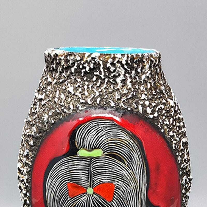 photo furniture 1960s Stunning Lava Vase By Melior. Made In Italy