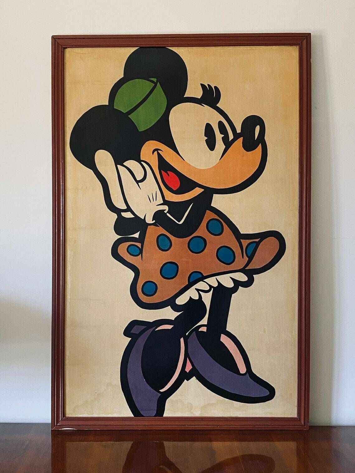 Minnie Mouse Framed Poster, France 1960s photo 409.0
