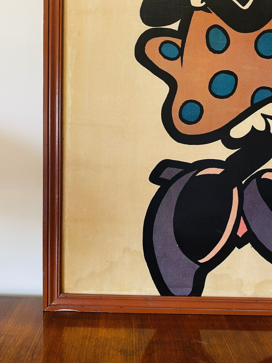 Minnie Mouse Framed Poster, France 1960s photo vintage