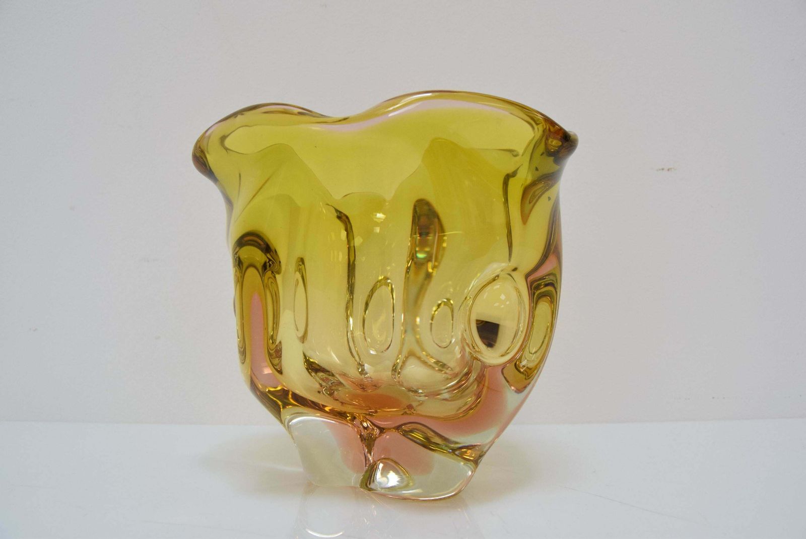 Art Glass Bowl By Josef Hospodka For Glasswork Chribska, 1960's. £266.92 photo furniture