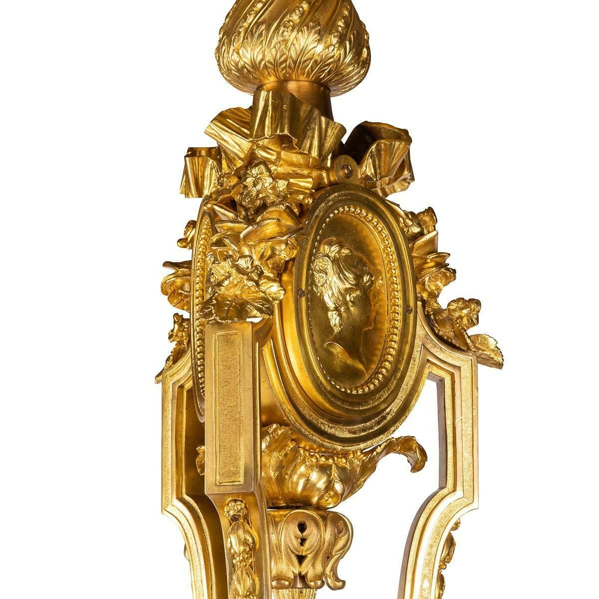 19th Century French Louis XVI Style Ormolu Twenty Seven Light Chandelier, C.1890 photo for sale