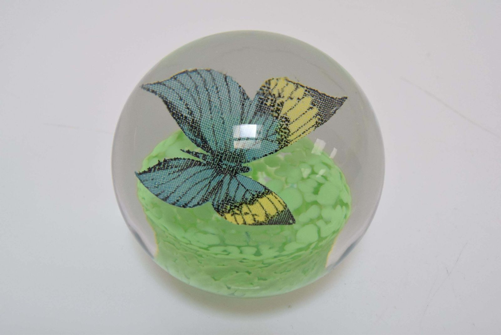 Art Glass Paperweight, Glasswork Novy Bor, 1950's. photo Home Decor