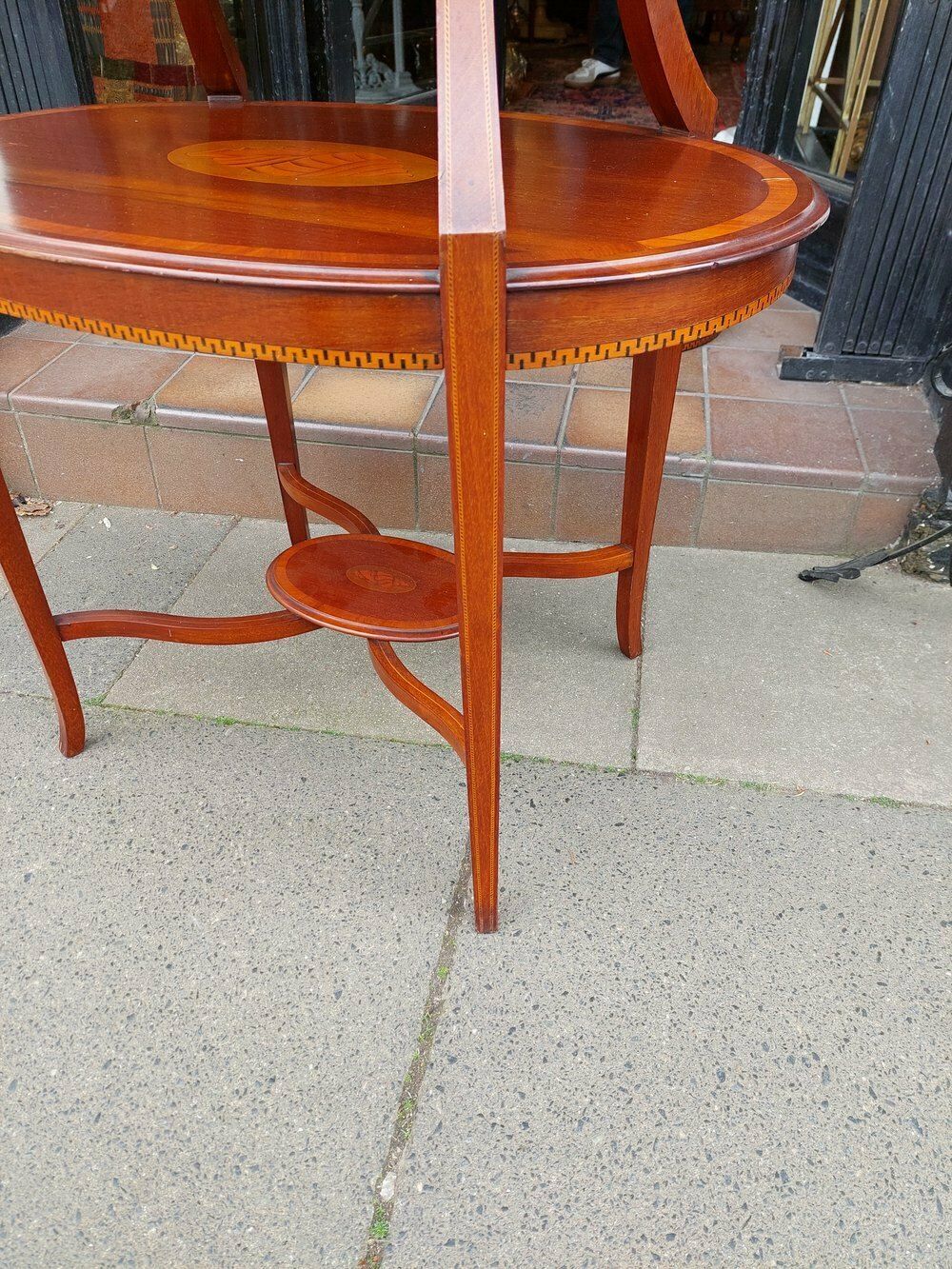 Edwardian Mahogany And Satinwood Etagere photo 1450.0
