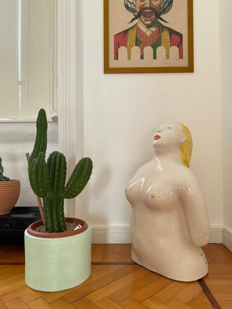Ugo La Pietra, "La Bagnante" Sculpture 25/29, Superego Editions, Italy 1990 photo furniture