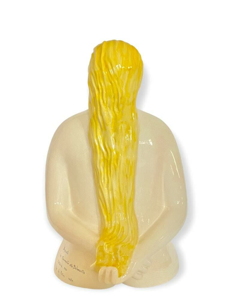 Ugo La Pietra, "La Bagnante" Sculpture 25/29, Superego Editions, Italy 1990 photo vintage