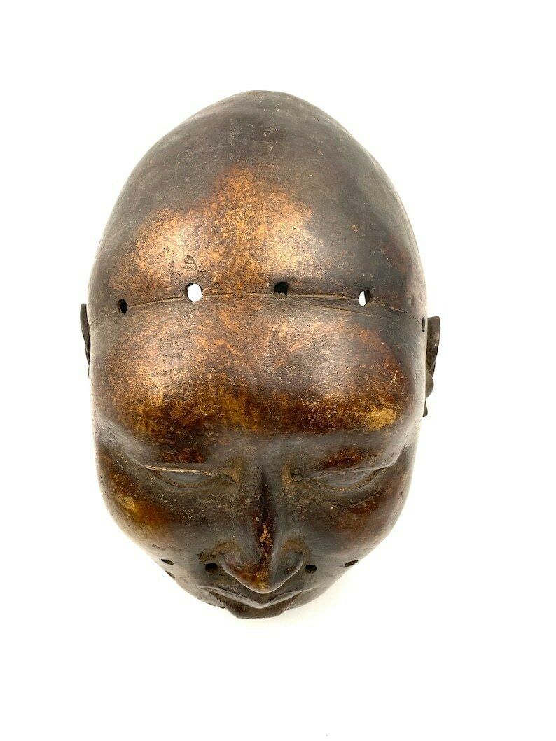 photo furniture African Trophy Head Of A Foreign Ruler, Bronze, Benin Kingdom, Early XX Century