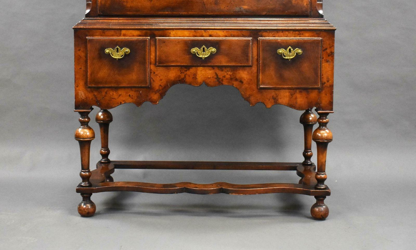 19th Century Figured Walnut Chest On Stand photo Furniture