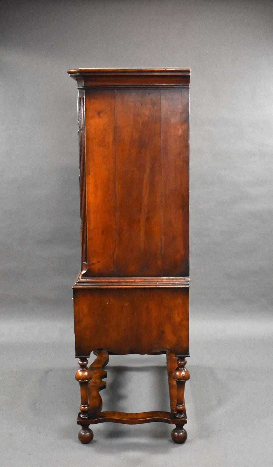 19th Century Figured Walnut Chest On Stand photo buy