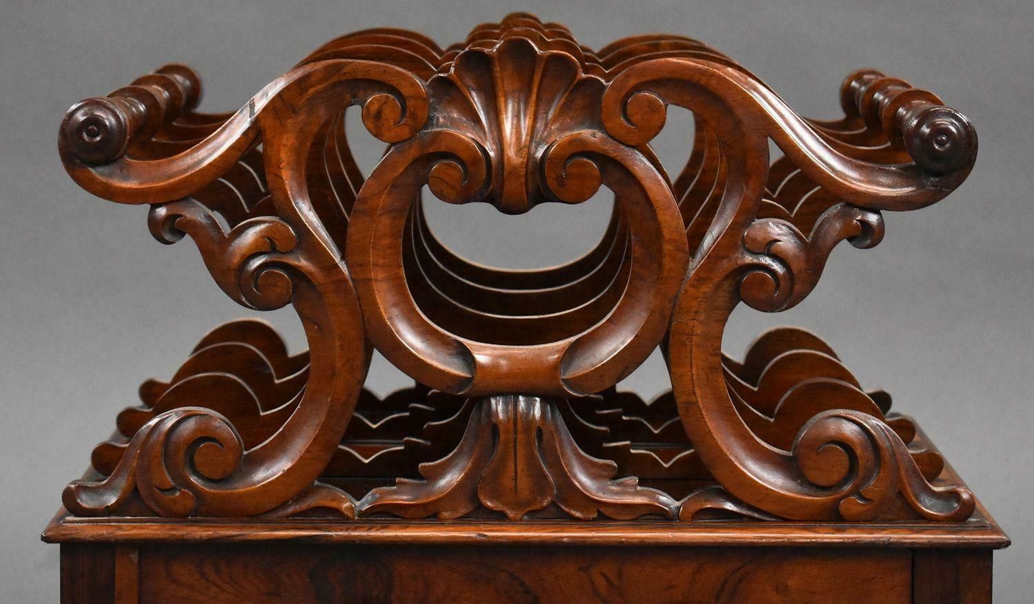 Victorian Rosewood Canterbury, 1960s photo furniture