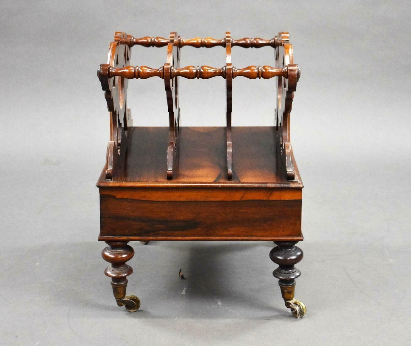 Victorian Rosewood Canterbury, 1960s photo buy