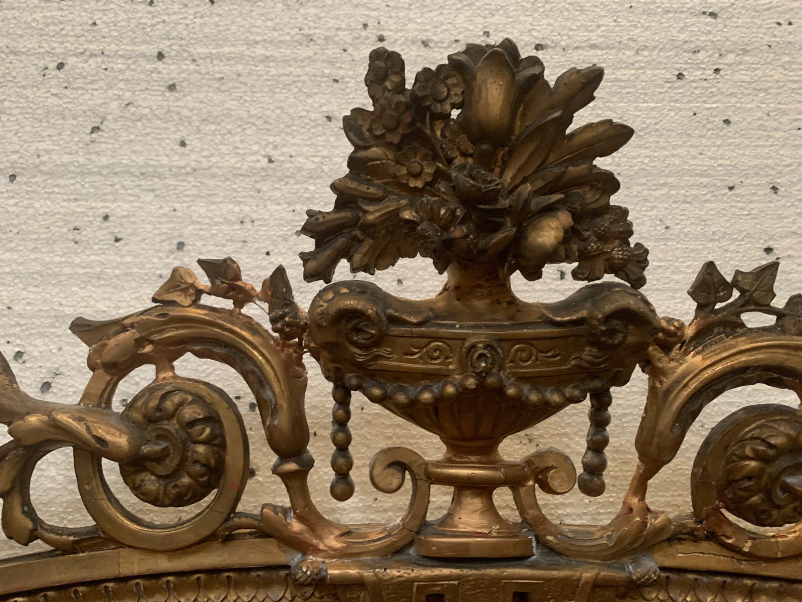 Louis XVI Style Mirror In Wood And Gilded Stucco XIX Century photo Home Decor