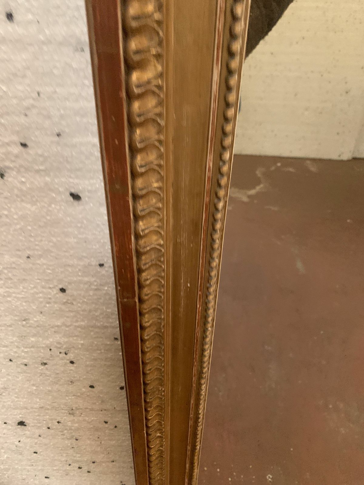 photo furniture Louis XVI Style Mirror In Wood And Gilded Stucco XIX Century