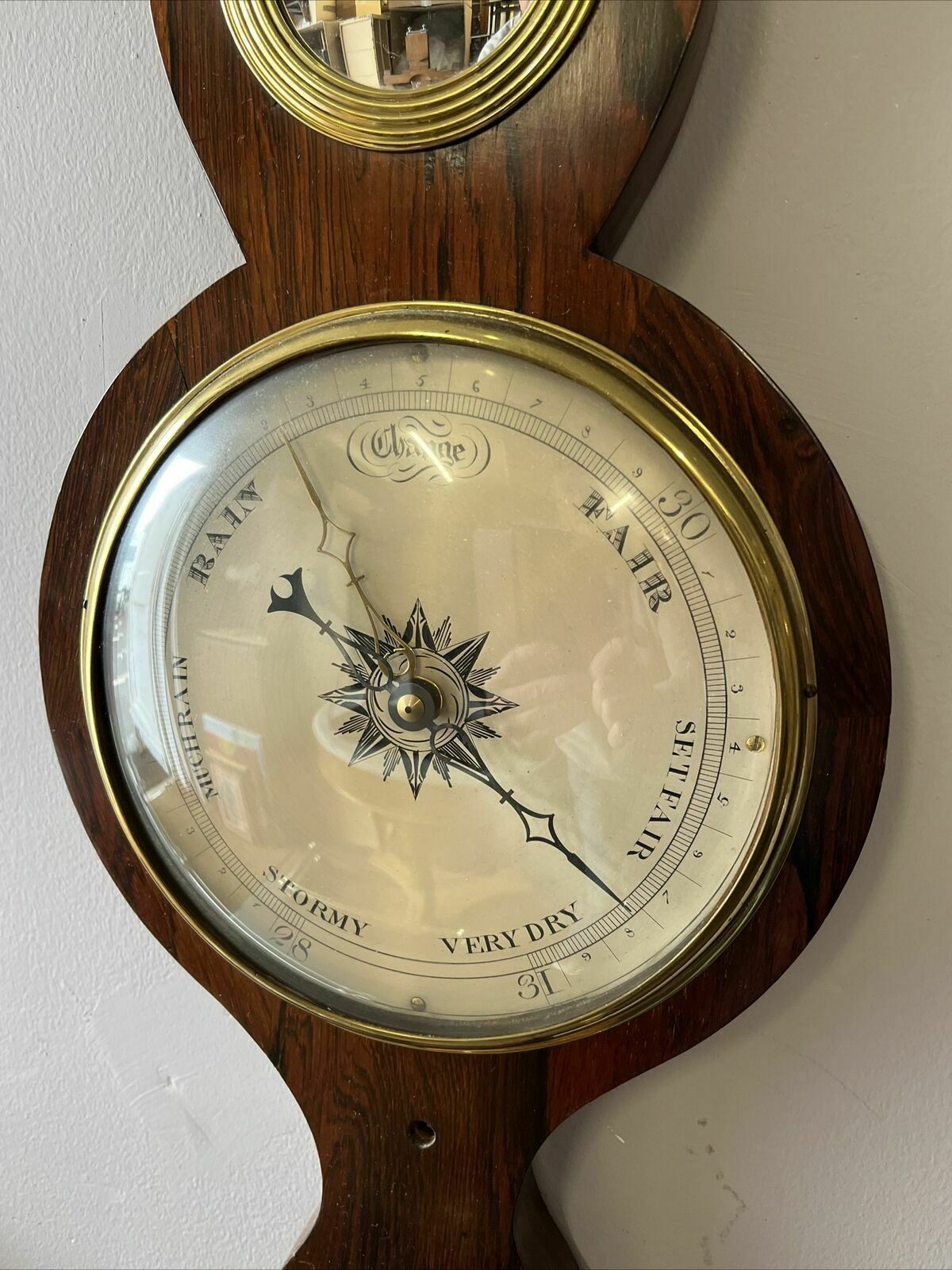 Victorian Barometer In Rosewood Case By G. Matteri Of Tenbury. photo Home Decor