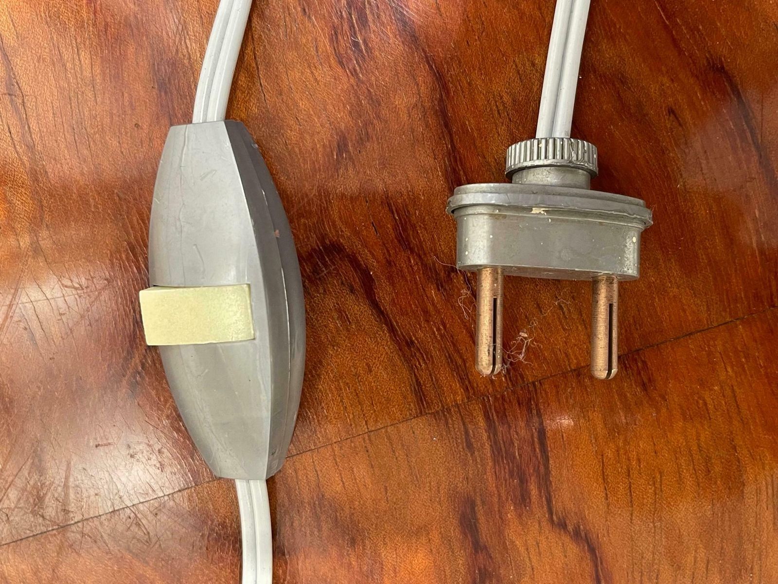 photo for sale Pair Of Modernist Glass And Nickel Table Lamps By Desny, Art Deco, France