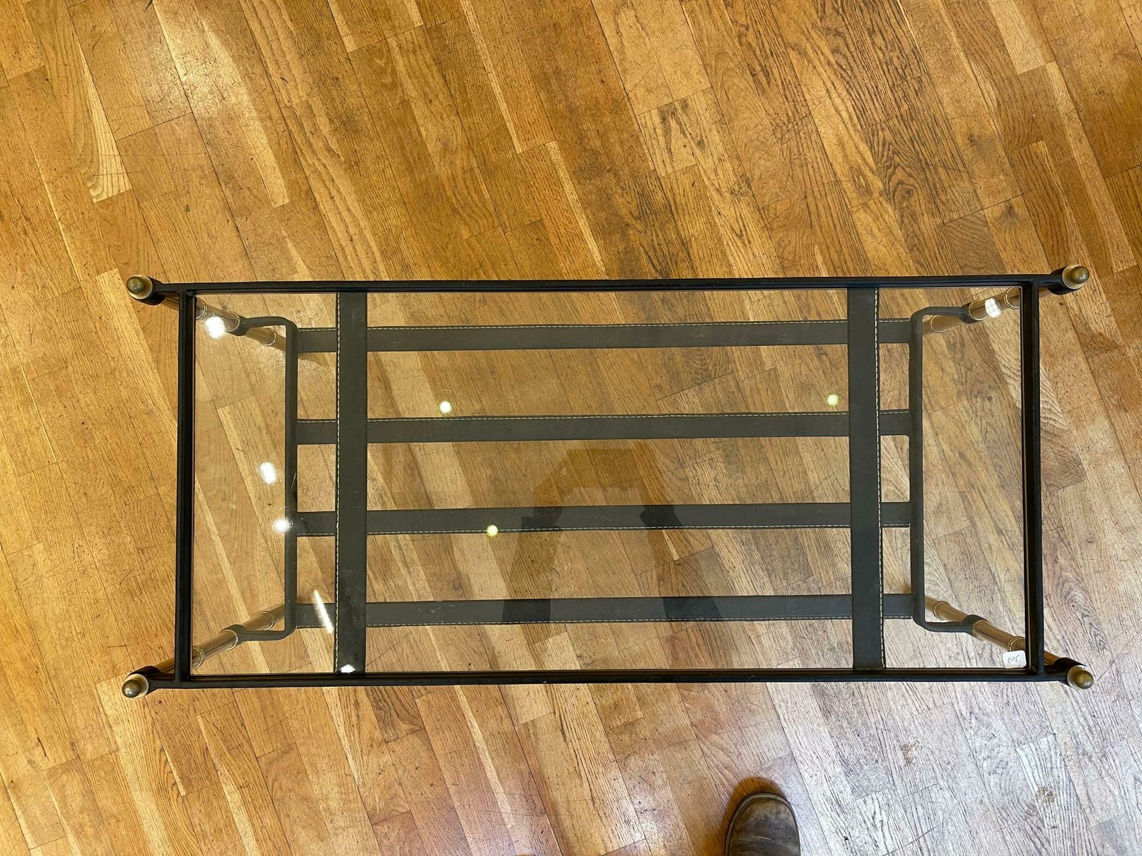 Beautiful Coffee Table By Jacques Adnet, France, Circa 1950 photo 14200.85