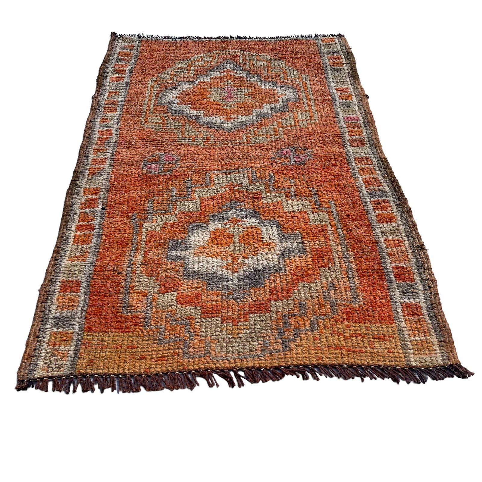 Traditional Vintage Kurdish Herki Rug , 135 X 85 Cm photo for sale