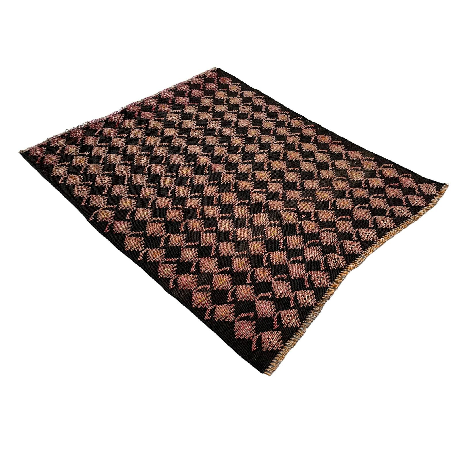 Traditional Turkish Kilim Rug ,Vintage Anatolian Turkish Kelim 113x95 Cm photo buy