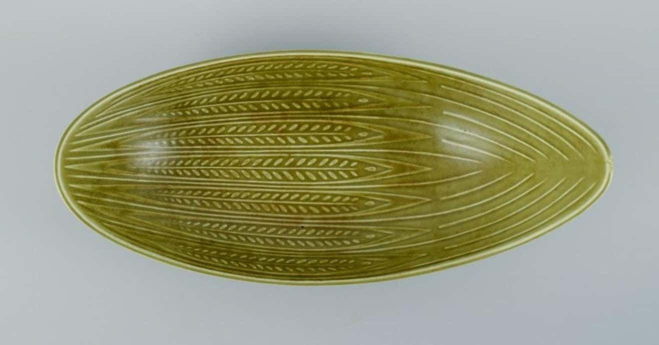 Gunnar Nylund (1904–1997) For Rörstrand Rialto Bowl In Ceramic 1960s photo Home Decor