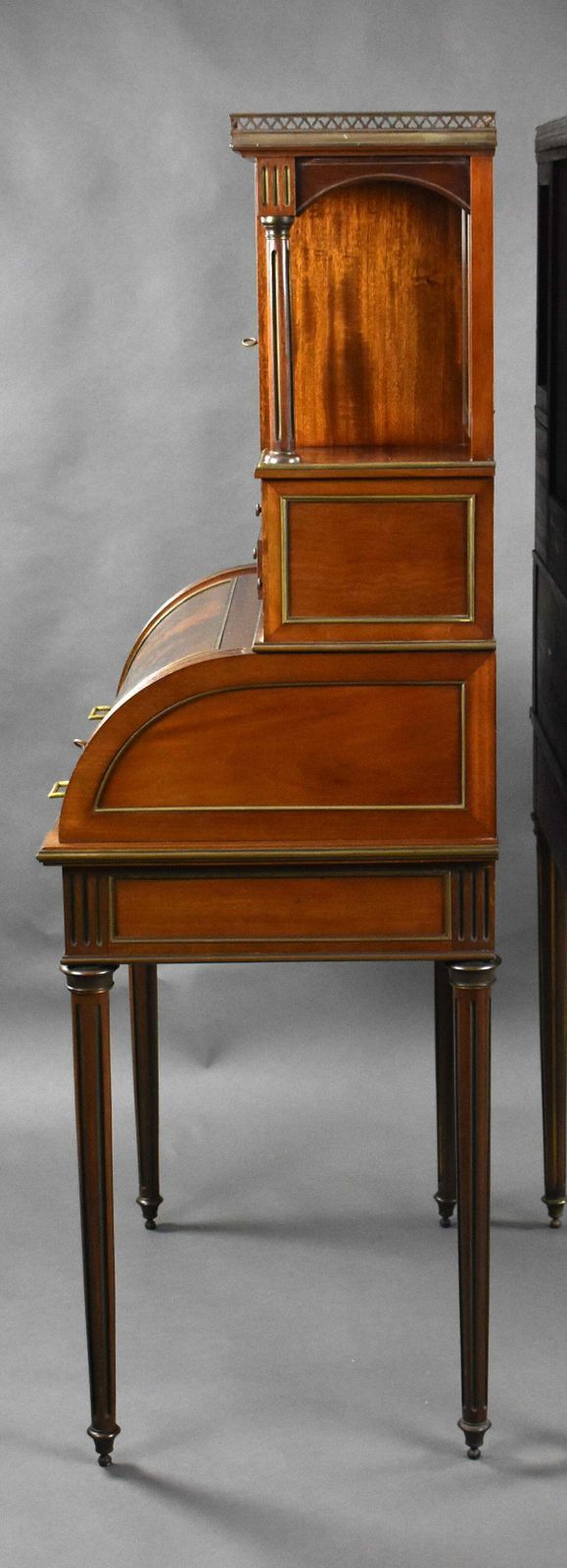 photo furniture Pair Of 19th Century French Vernis Martin Cylinder Top Desks