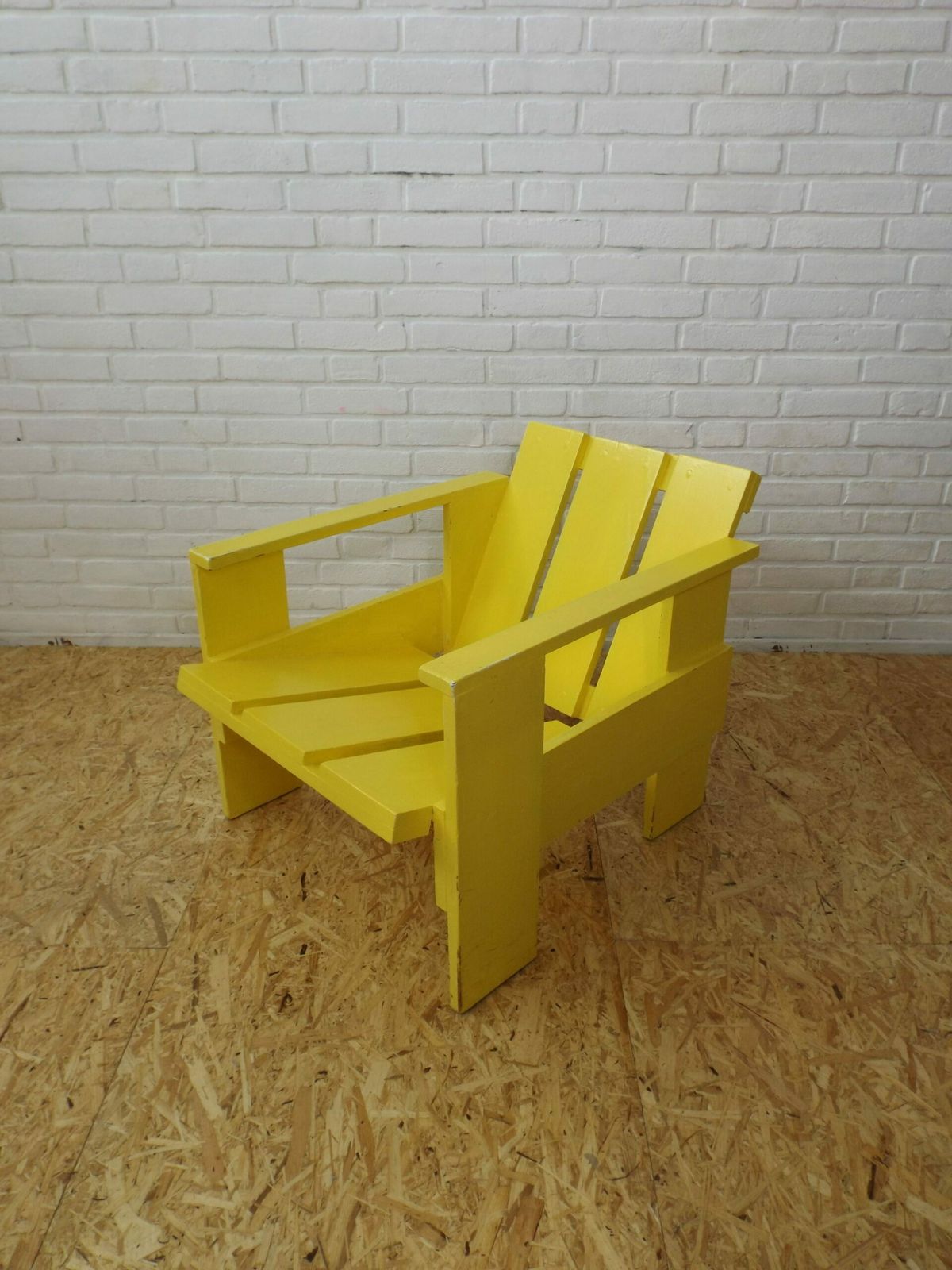 Crate Chair, Modernist, By Gerrit Rietveld