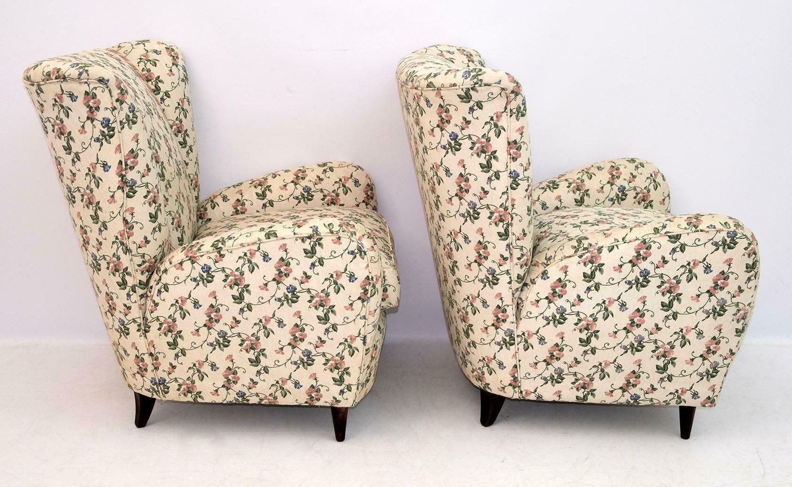 Pair Of Paolo Buffa Mid Century Modern Italian Armchairs, 1950s photo buy