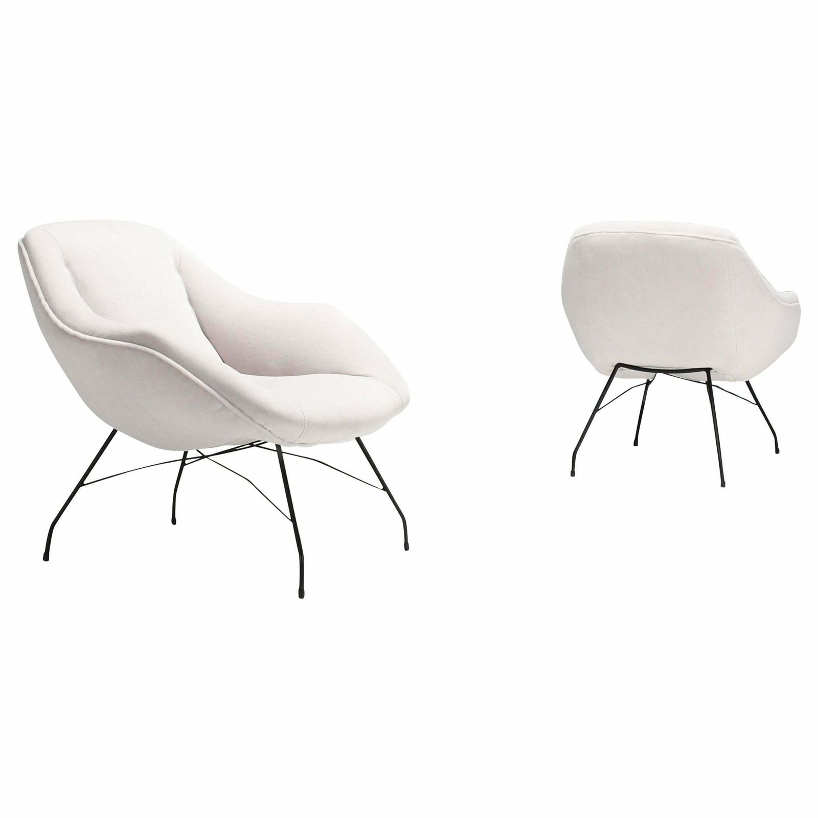 Pair Of "Concha" Armchairs By Carlo Hauner & Martin Eisler, Brasil, 1955