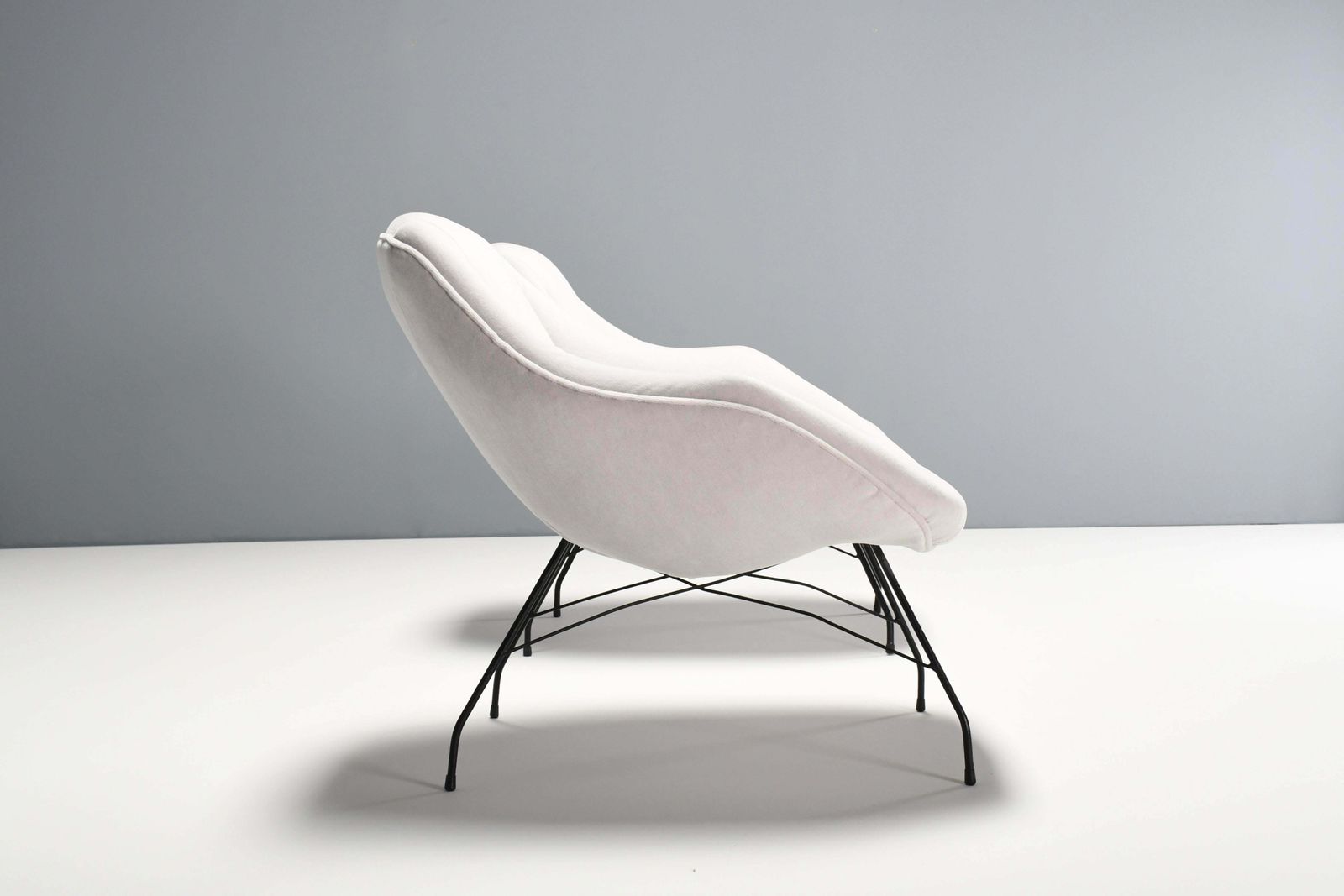 Pair Of "Concha" Armchairs By Carlo Hauner & Martin Eisler, Brasil, 1955 photo for sale