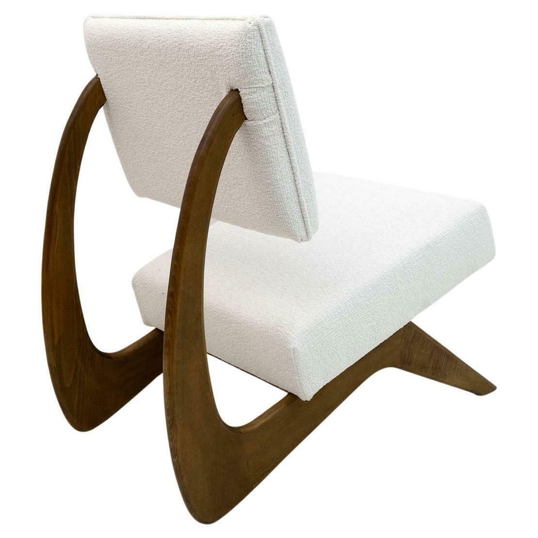 Adrian Pearsall Midcentury Walnut Lounge Chair For Craft Associates