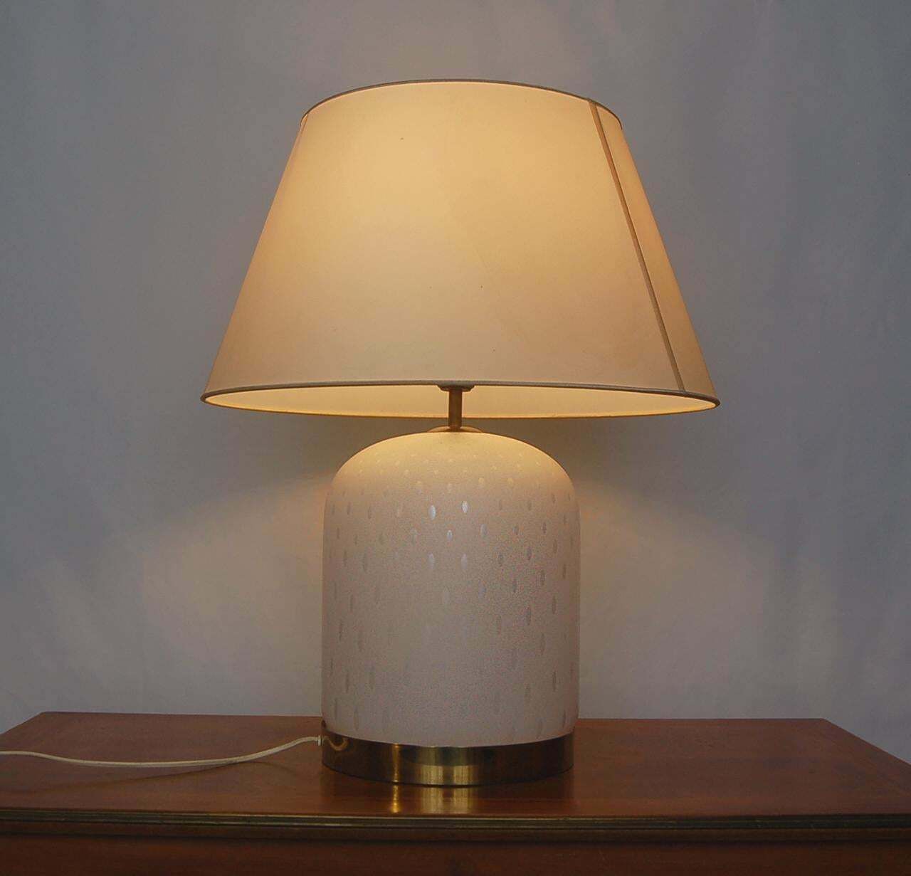 Tommaso Barbi Table Lamp In Murano Glass Italian Manufacture 1970s photo furniture