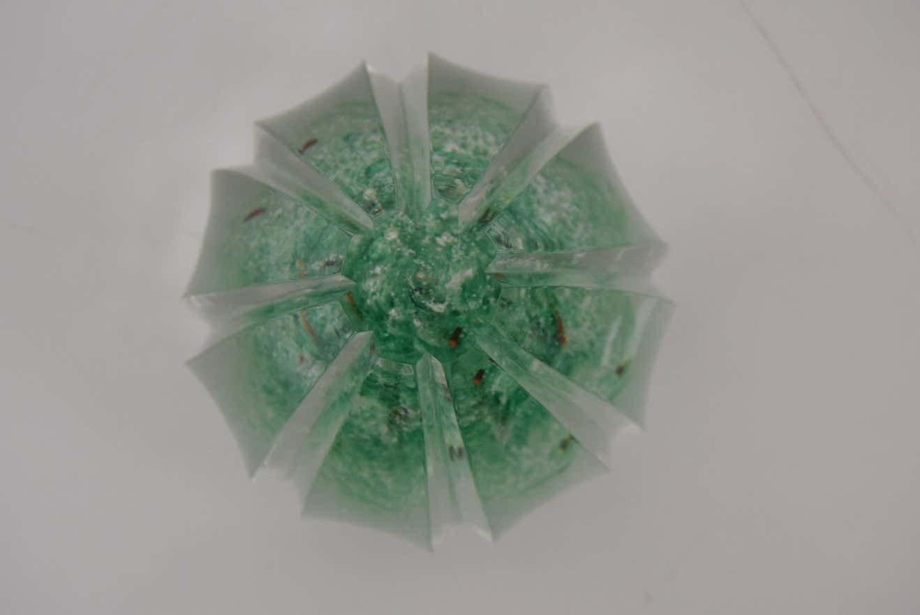 Art Glass Paperweight, Glasswork Novy Bor, 1950s photo buy