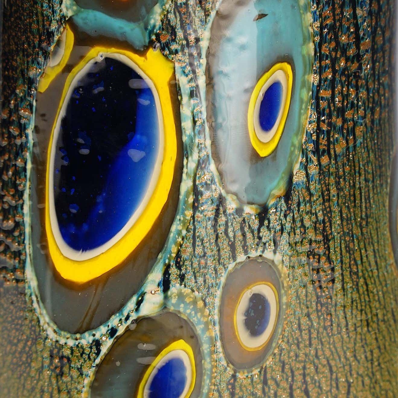 Large Art Glass Vase 'Yokohama' By Aldo Nason Murano photo buy