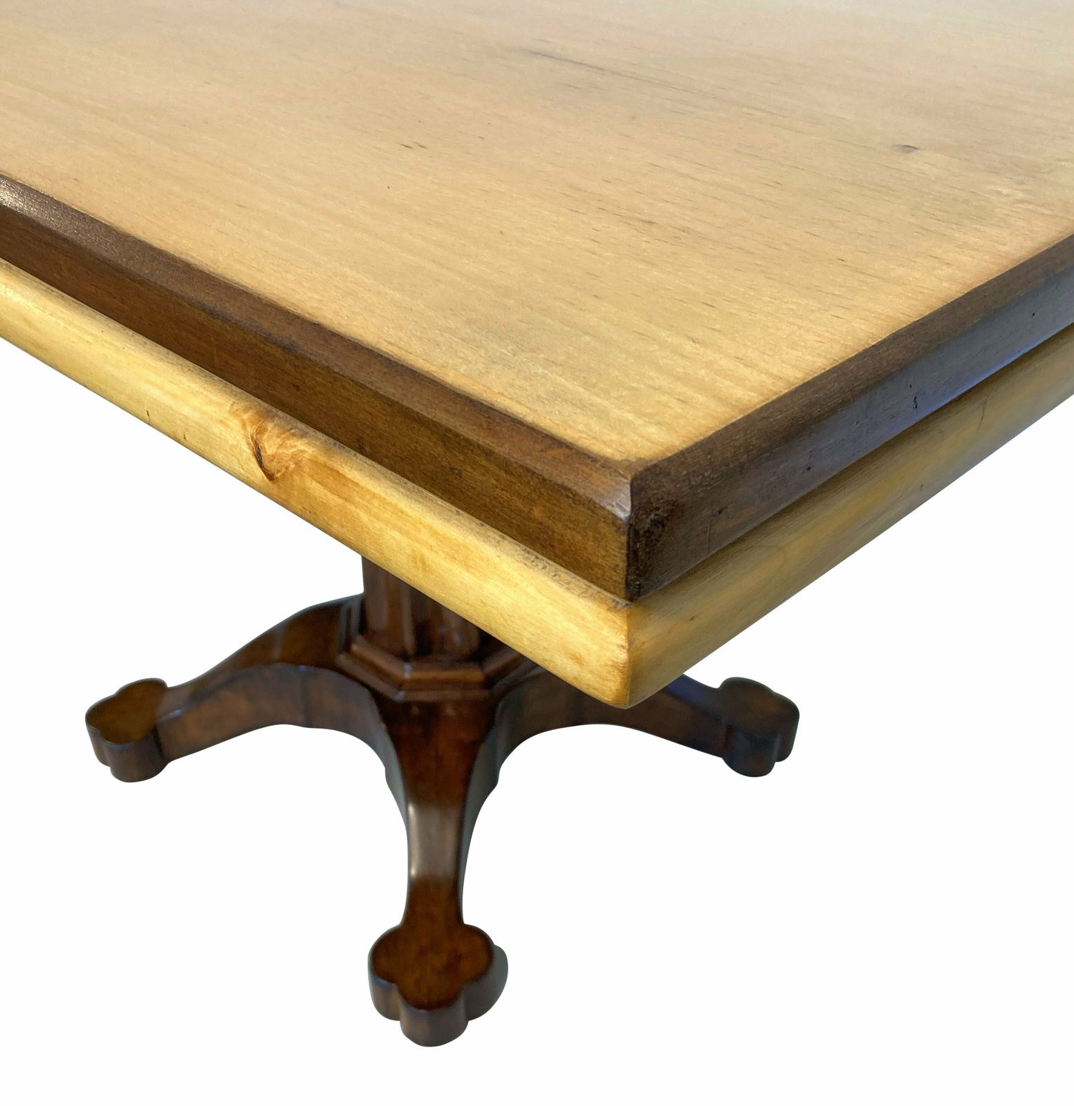 A Large Italian Mid Century Dining Table In The Gothic Manner photo Furniture