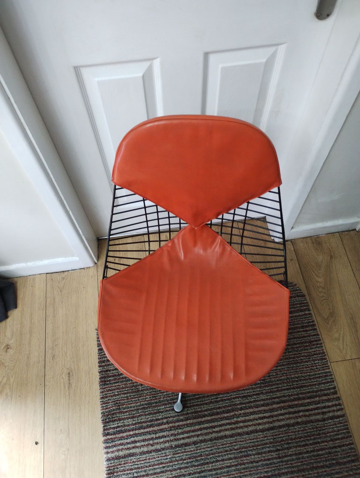 Original Herman Miller Eames Pkc 2 Bikini Pad Wired Swivel Chair photo 450.0