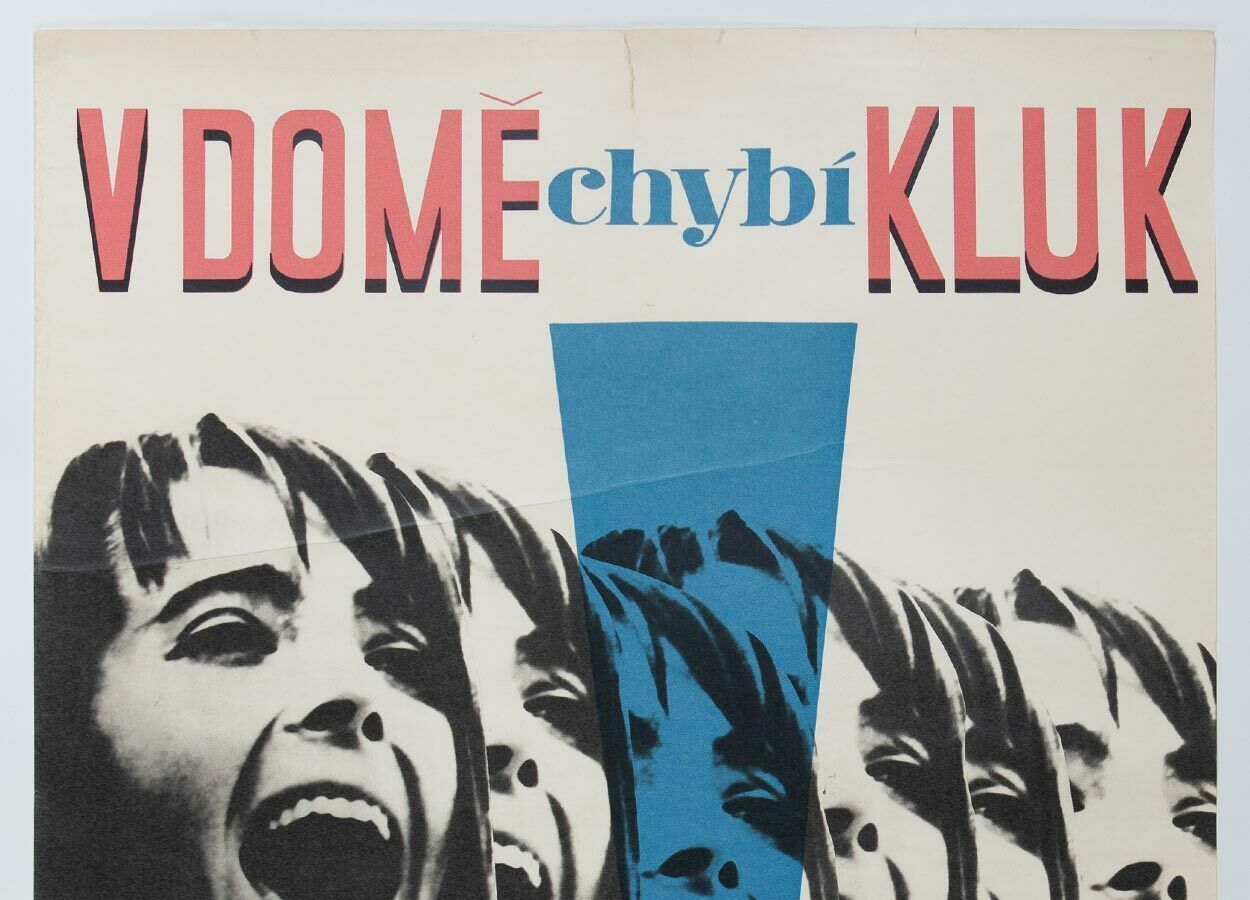 Movie Poster, The Boy Is Missing In The House, Břetislav šebek, 1970 photo for sale