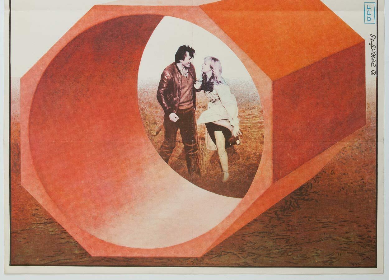 Movie Poster, The Man With Eagle And Chicken, Alexej Jaroš, 1978 photo for sale