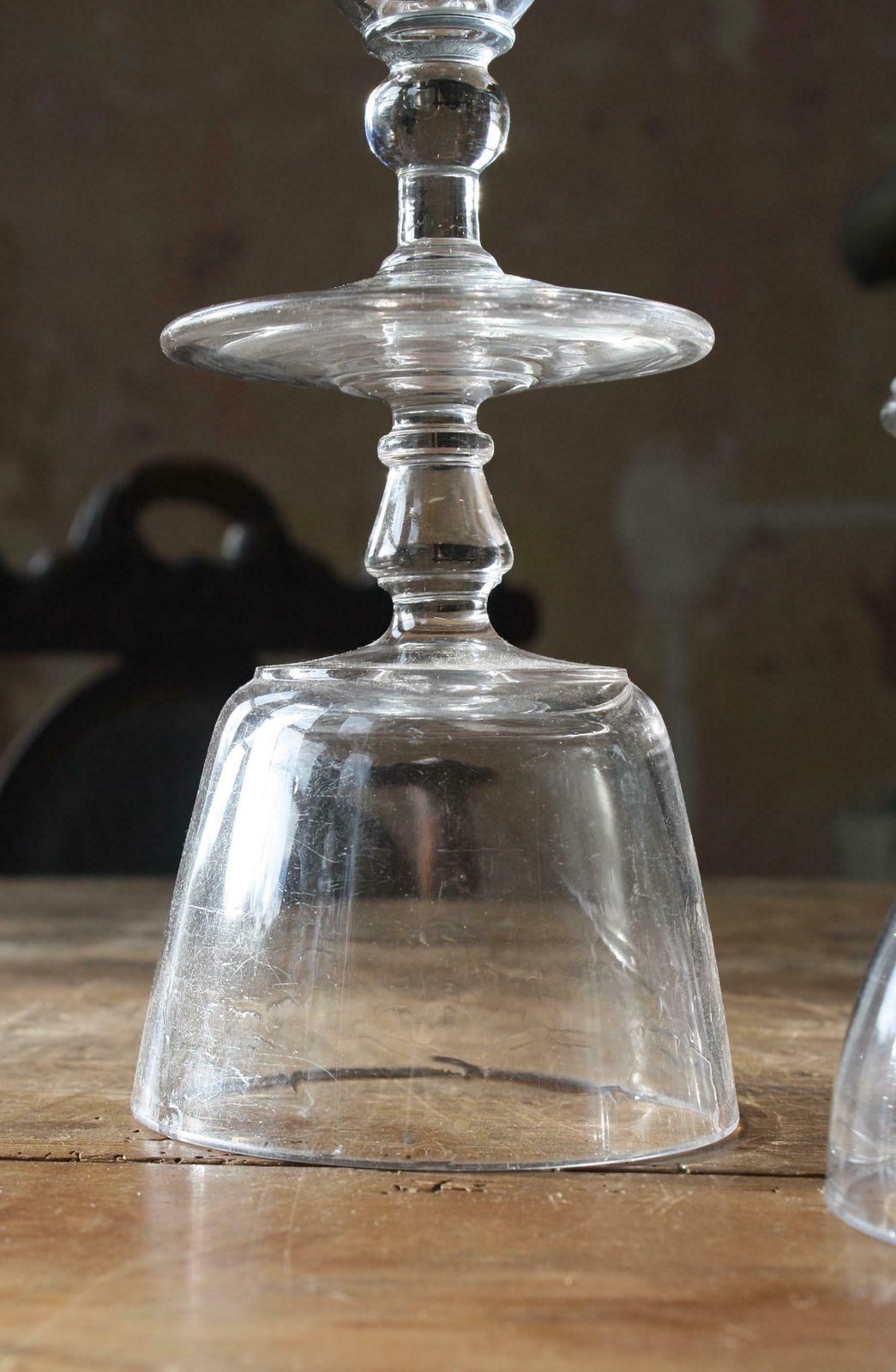 photo vinterior 19th Century Collection Of Georgian Rummers & Labeled Cut Glass Decanters