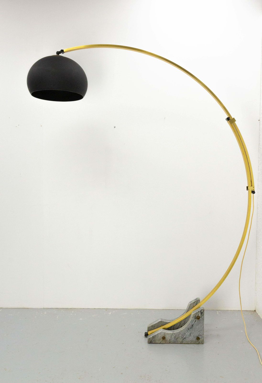 Floor Lamp Arc By Goffredo Reggiani, Italian Lampadaire, Circa 1970 photo for sale