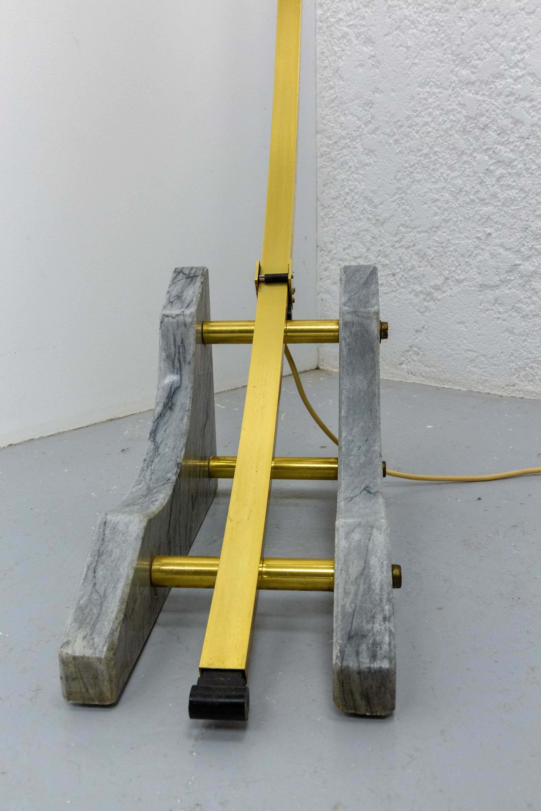 Floor Lamp Arc By Goffredo Reggiani, Italian Lampadaire, Circa 1970 photo vinterior