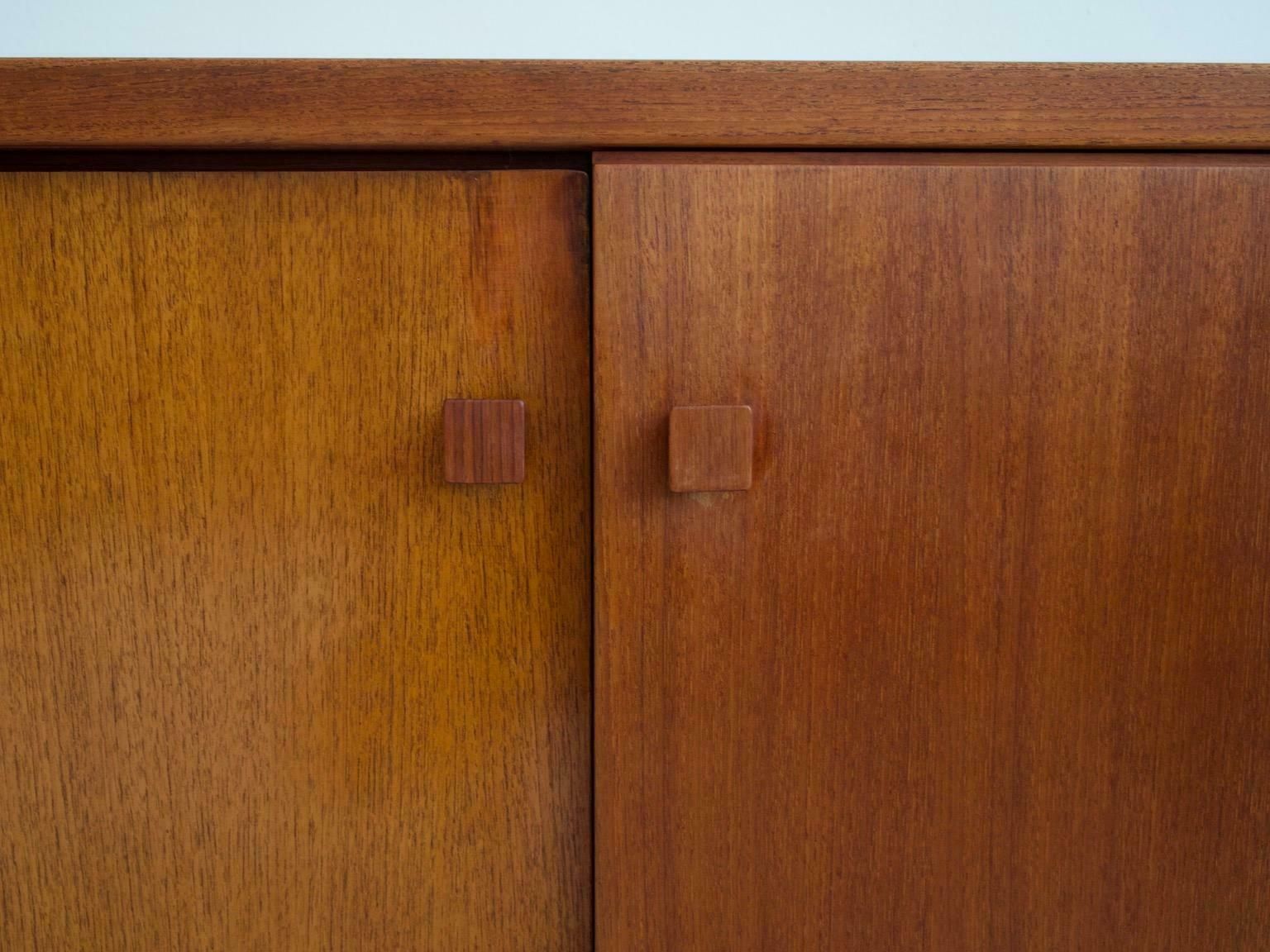 Mid 20th Century Modern Teak Sideboard With Brass Details photo vinterior