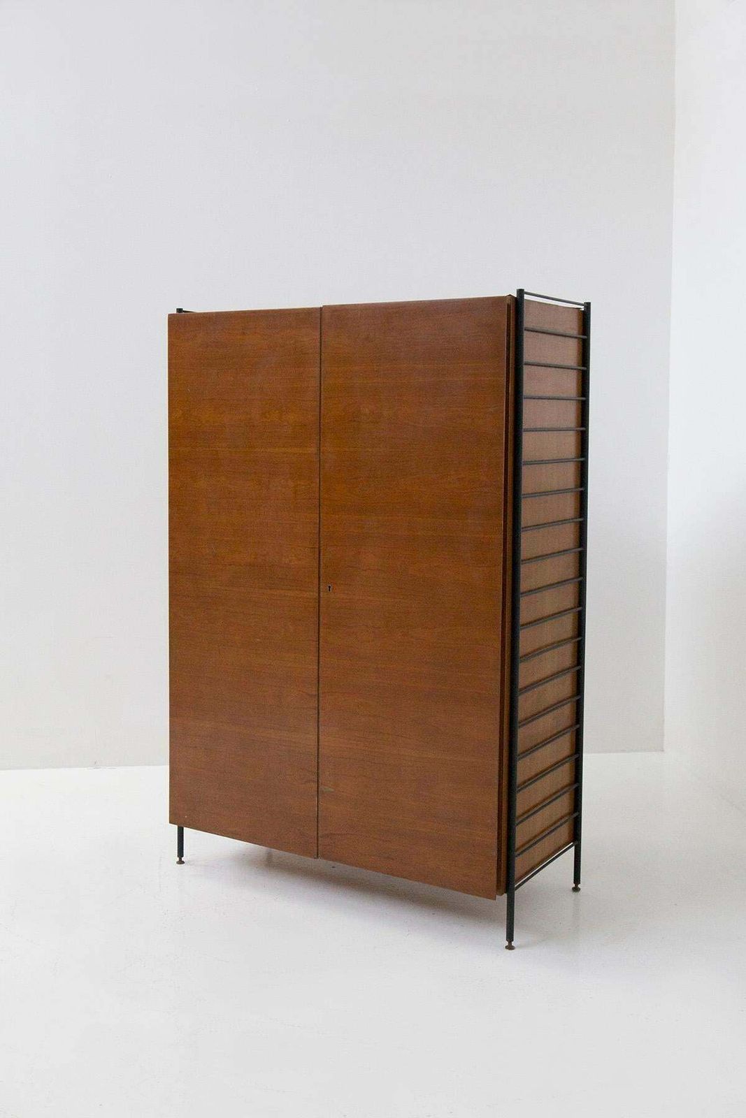 Small Italian Bedroom Wardrobe In Wood And Iron photo furniture