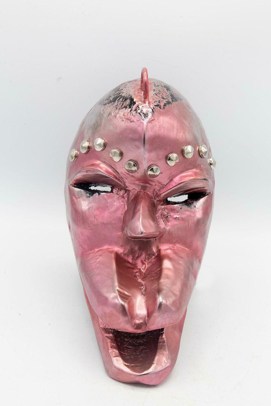 African Futurist Pink Mask Created By Bomber Bax photo furniture
